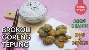 Potong dan bersihkan brokoli atau sayur yang disukai. Brokoli Goreng Tepung Crispy Fried Broccoli Eng Sub Youtube