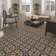 Suitable to act as both floor and wall tiles, this versatile pattern is. Dorset Marron Pattern Floor Tile 31 6x31 6cm Brooke Ceramics