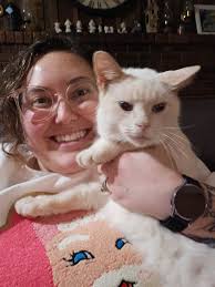 This is AI snow- Millie has only briefly seen a bit