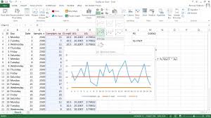 attribute control np chart ms excel