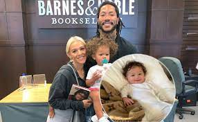 He has beautiful black eyes that attract the viewer's attention. Derrick Rose S Wife Shares First Photo Of Their Baby Boy