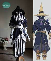Final Fantasy XIV Cosplay Black Mage Costume - Etsy
