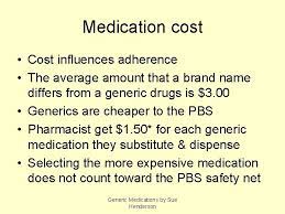 The name given to a particular product by the company that makes it 2. Generic Medications By Sue Henderson Definition Generic Medications