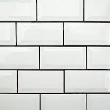 Black And White Ceramic Wall Tiles Basic White 3x6 Beveled Ceramic Wall Tile Beveled Subway Tile White Bathroom Tiles White Subway Tile Kitchen