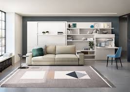Vertical Queen Wall Bed With Sofa Tango Resource Resource Furniture In 2020 Wall Bed Resource Furniture Minimalist Living Room Design