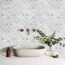 Create stunning features on your bathroom walls with gemini's collection of bathroom wall tiles. Marble Drop Mosaic Floor Wall Tile Luxury Tiles