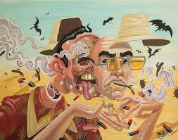Dissection Of Hunter S Thompson Nychos Acrylic On Canvas 2014 Commission Work Fifty24sf Gallery Art Street Art Graffiti Art