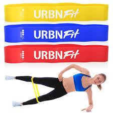Urbnfit Loop Exercise Bands 3 Pack W Workout Guide Workouts Stretching And Rehabilitation Easy Medium Hard Booty Bands
