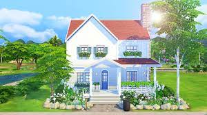 Aveline Cute Family House I Felt Like Building Something Sims House Sims 4 House Design Sims House Design
