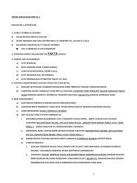 C = contoh ( untuk mendapat markah penuh, jawapan perlu ada contoh) h. Teknik Menjawab Sejarah Spm