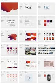 It can be helpful to see the various grids, layouts, and details included in the style guides designers prepare for clients. 50 Of The Best Style Guides To Inspire You Canva Style Guide Design Brand Guidelines Brand Book