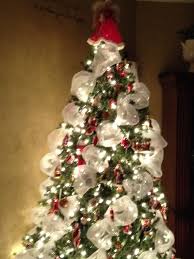 You cannot download your files by using the. Christmas Tree With White Mesh Ribbon Christmas Tree Decorations Xmas Decorations Christmas Joy