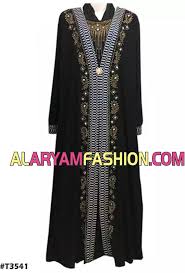 Best Seller Luxurious Diamond Dubai Abaya Nida Fabric Open Front With Press Stud Buttons