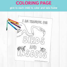I am thankful for trees and plants; Primary 1 Lesson 13 I Am Thankful For Birds And Insects The Red Headed Hostess
