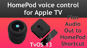 In this video, you will learn. Control Apple Tv With Homepod Plus Shortcut To Play Tv Audio Through Homepod Tvos 13 Youtube