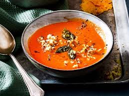 Quinoa Tomatensuppe Mit Knusper Upgrade Rezept Lecker Rezept Tomaten Suppe Rezepte Tomatensuppe