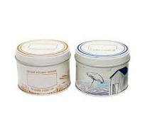 OEM ODM Custom Tinplate Storage Container Round Metal Jar ...