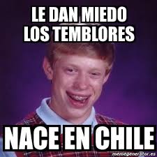198,802 likes · 4,924 talking about this. Meme Bad Luck Brian Le Dan Miedo Los Temblores Nace En Chile 1661641