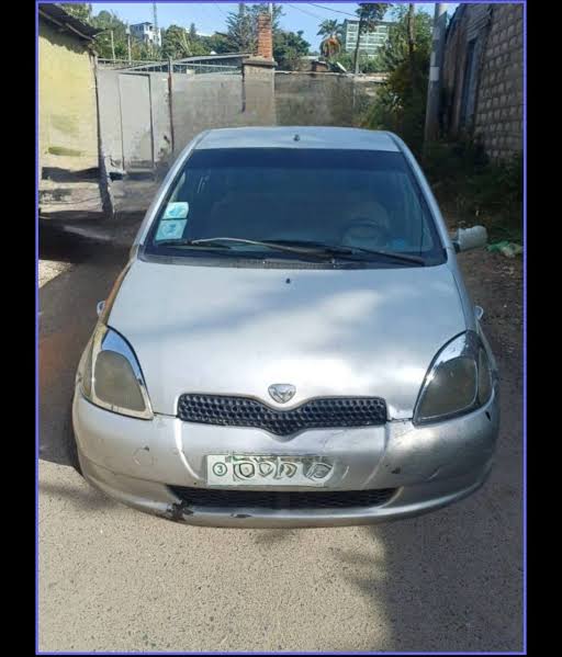 Factory condition 2001 Toyota Vitz (XP10) listed on megebeya.com in Addis Ababa, AI generated