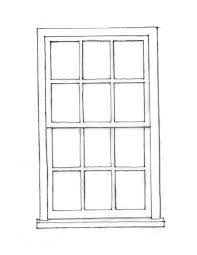 Stained glass window coloring page. Window Drawing Window Drawing Window Pane Windows