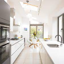 Huge expanses of glass in the form of giant bifolds are a popular and stylish option for victorian extensions. Victorian Terrace House Kitchen Contemporary Kitchen West Midlands By Cream Black Interior Design Houzz