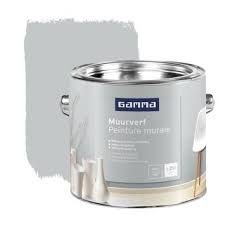 gamma muurverf mat nr 065 smog 2 5 liter muurverf muurverf kleuren lichtgroene muren