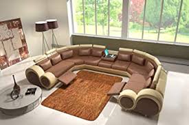 In ancient times antique was the most common and mostly used furniture but in traditional and modern world furniture with attractive views like gray sofa, decorated walls are often asked in style. Amazon Com My Aashis Luxury U Shape Genuine Leather Corner Sofa Modern Fashion Creative Combination Large Size Sofa Furniture Decor