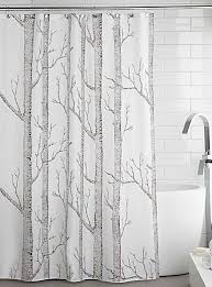 Birch Tree Shower Curtain Nordic Forest Shower Curtain Rustic Shower Curtains Tree Shower Curtains Shower Curtain