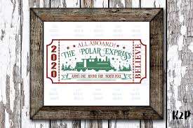 Polar shift by lukas gerber. Polar Express Ticket Svg Christmas Svg Graphic By Ktwop Creative Fabrica