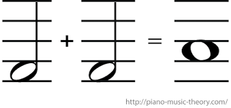 Two Half Notes Equal The Duration Of A Whole Note Music Theory Lessons Music Theory Piano Music