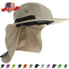 Boonie Snap Hat For Men Wide Brim Ear Neck Cover Sun Flap Bucket Hats Outdoors Ebay Hats For Men Hat For Man Wide Brimmed