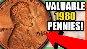 1980 pennies worth money 1980 lincoln penny value