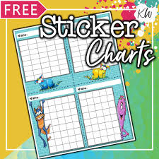 Free Speech Therapy Sticker Charts In An Adorable Monster