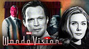 Wandavision Official Banner Features Paul Bettany Elizabeth Olsen S Marvel Characters