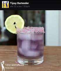 The Purple Rain Cocktail Rip Prince By Tipsy Bartender Smoothie Drinks Purple Rain Drink Signature Drinks