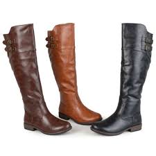 Journee Collection Womens Wide And Extra Wide Calf Buckle Detail Riding Boots Buckle Riding Boots Riding Boots Boots