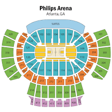 Philips Arena Seating Chart And Tickets Complete The Philips