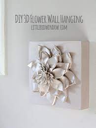Diy 3d Flower Wall Hanging Crafts Diy Wall Art Hanging Flower Wall