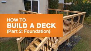 All you need to know to make your. Build A Deck A Step By Step Video Guide The Home Depot Canada