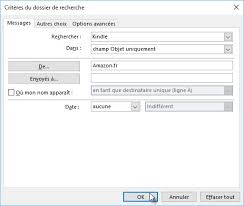 Outlook 2016 Creation D Un Dossier De Recherche Personnalise Mediaforma