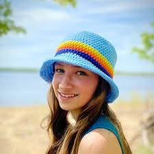 Crochet Summer Bucket Hat Pattern Summer Bucket Hat Crochet Beach Hat  Crochet Fisherman Hat