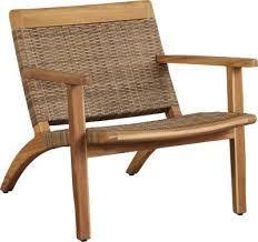 Hagen Tan Teak Outdoor Chat Chair Teak Outdoor Outdoor Patio Chairs Outdoor Swivel Chair