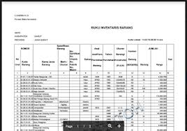 Di lembaga paud, buku inventaris barang / perlengkapan dibuat lebih sederhana dan informatif. Contoh Buku Inventaris Barang Sekolah Format Excel Administrasi Sekolah Sd Smp Sma