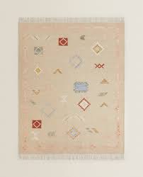 alfombra lana bordada tapis laine tapis tapis salon
