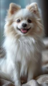 Pomeranian sisters in pet stroller