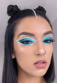 Stylegps Euphoria Makeup Looks Rhinestone Makeup Eye Makeup Art Aesthetic Makeup