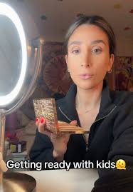 Getting ready with kids be like….. lol #nightout #grwm #kidsbelike #fyp