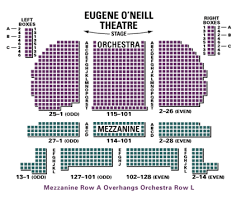 Eugene Oneill Theatre Seating Chart The Book Of Mormon