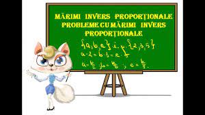 • (matematică) raport invers (sau, adverbial, invers proporțional) = raport între două cantități, valori etc., dintre care una se mărește în timp ce cealaltă scade în aceeași proporție. Marimi Invers Proportionale Exercitii Rezolvate Matematica Mai Usoara