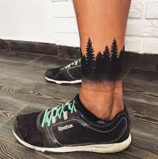 Vika Forest Tattoos Tree Tattoo Ankle Leg Band Tattoos